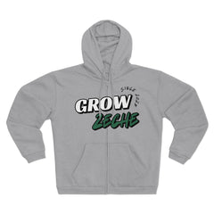 Grow Zeche Community Unisex Kapuzen-Sweatshirt mit Reißverschluss – Dein Wohlfühl-Begleiter für jede Gelegenheit