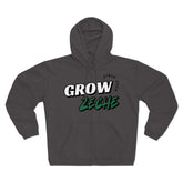 Grow Zeche Community Unisex Kapuzen-Sweatshirt mit Reißverschluss – Dein Wohlfühl-Begleiter für jede Gelegenheit