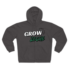 Grow Zeche Community Unisex Kapuzen-Sweatshirt mit Reißverschluss – Dein Wohlfühl-Begleiter für jede Gelegenheit