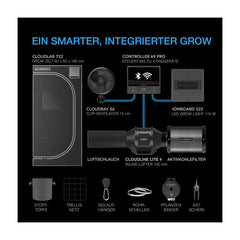 AC Infinity Advance Grow System 60x60 – Kompaktes Smart-Zelt für Indoor-Grow