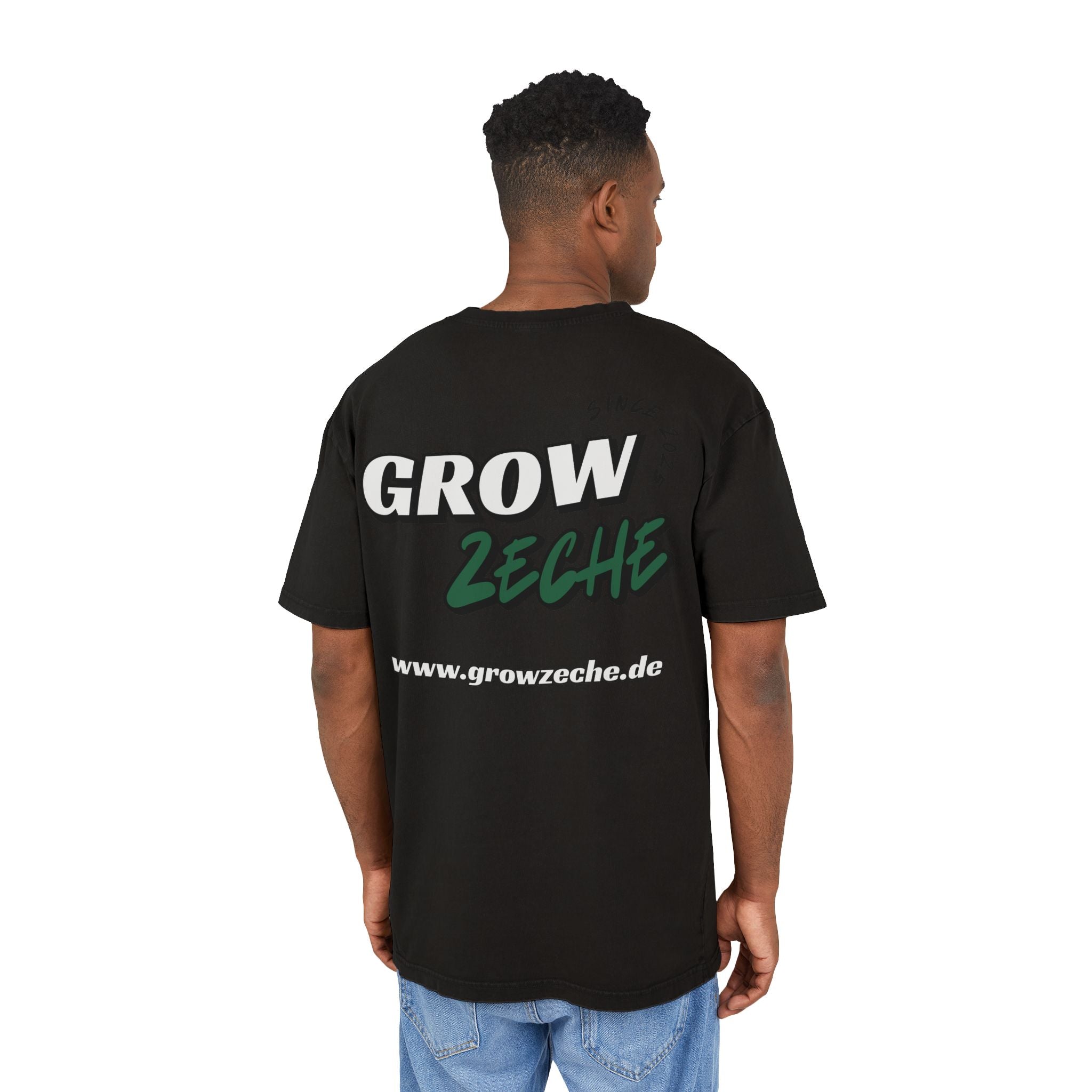 Grow Zeche Community Acid Wash Oversize T-Shirt – Dein Statement für Komfort und Style