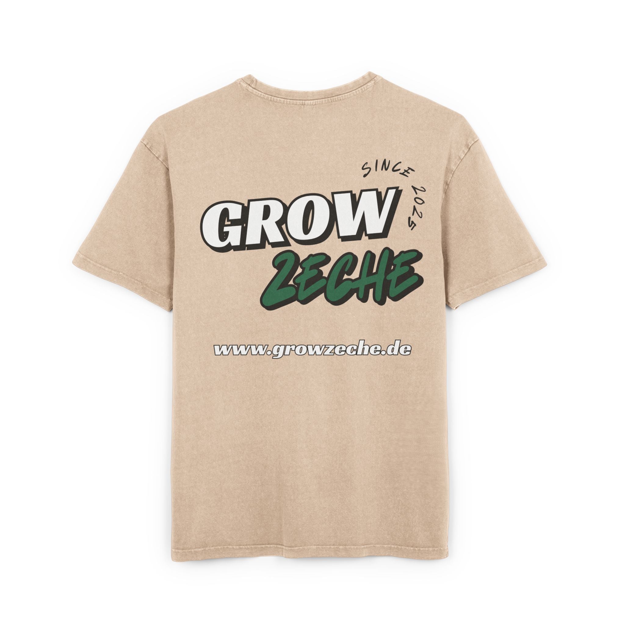 Grow Zeche Community Acid Wash Oversize T-Shirt – Dein Statement für Komfort und Style