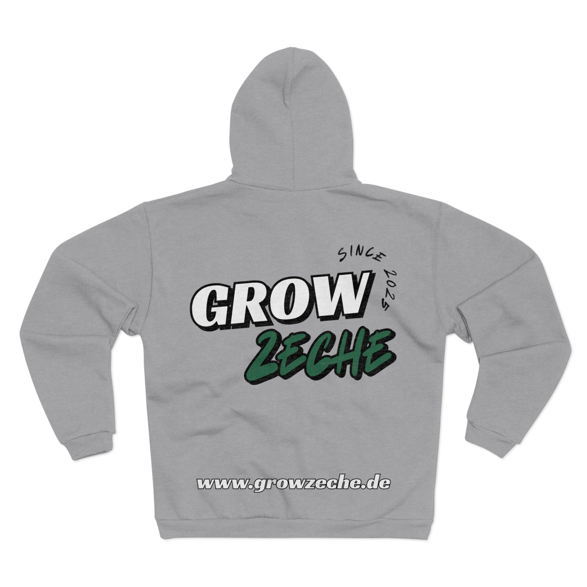 Grow Zeche Community Unisex Kapuzen-Sweatshirt mit Reißverschluss – Dein Wohlfühl-Begleiter für jede Gelegenheit