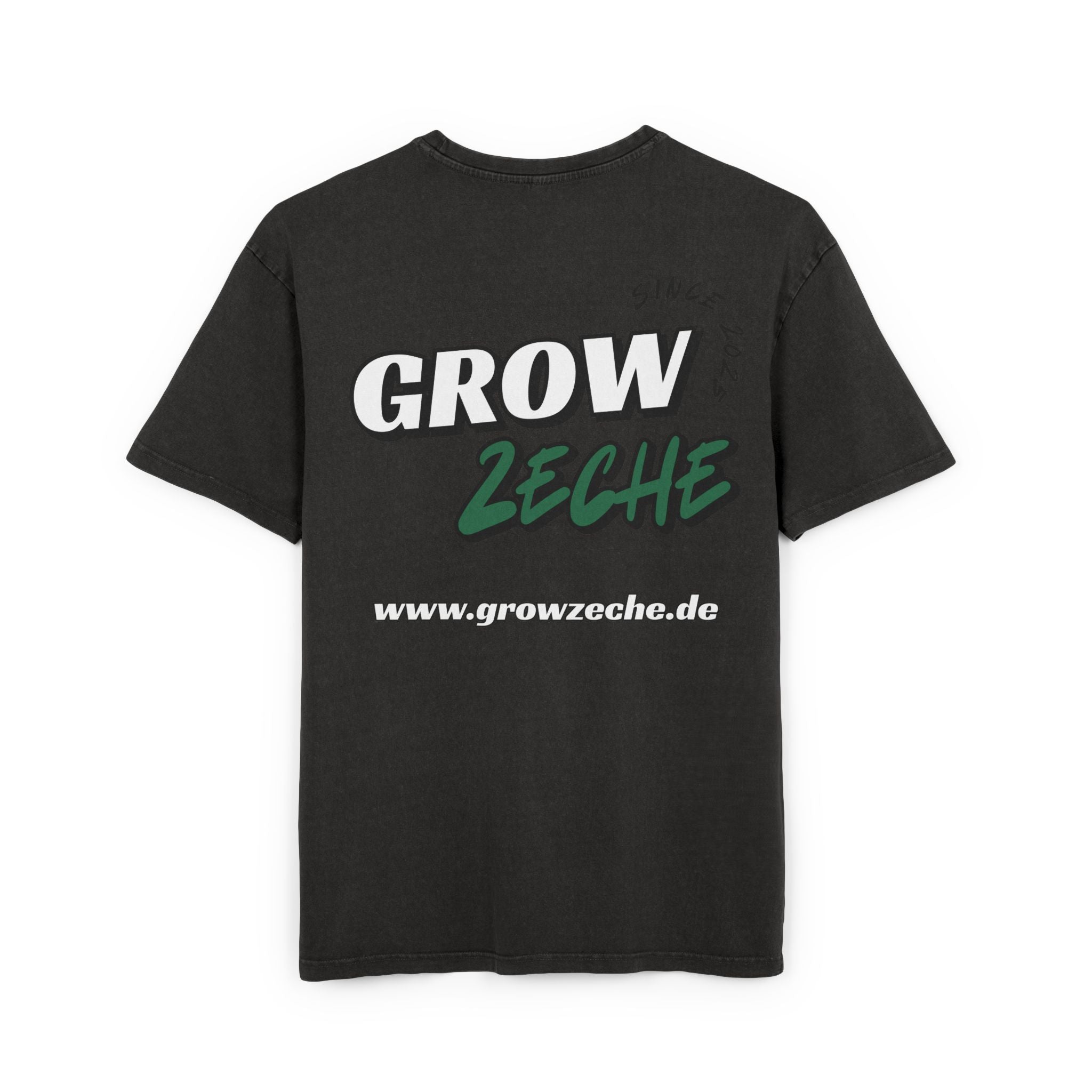 Grow Zeche Community Acid Wash Oversize T-Shirt – Dein Statement für Komfort und Style