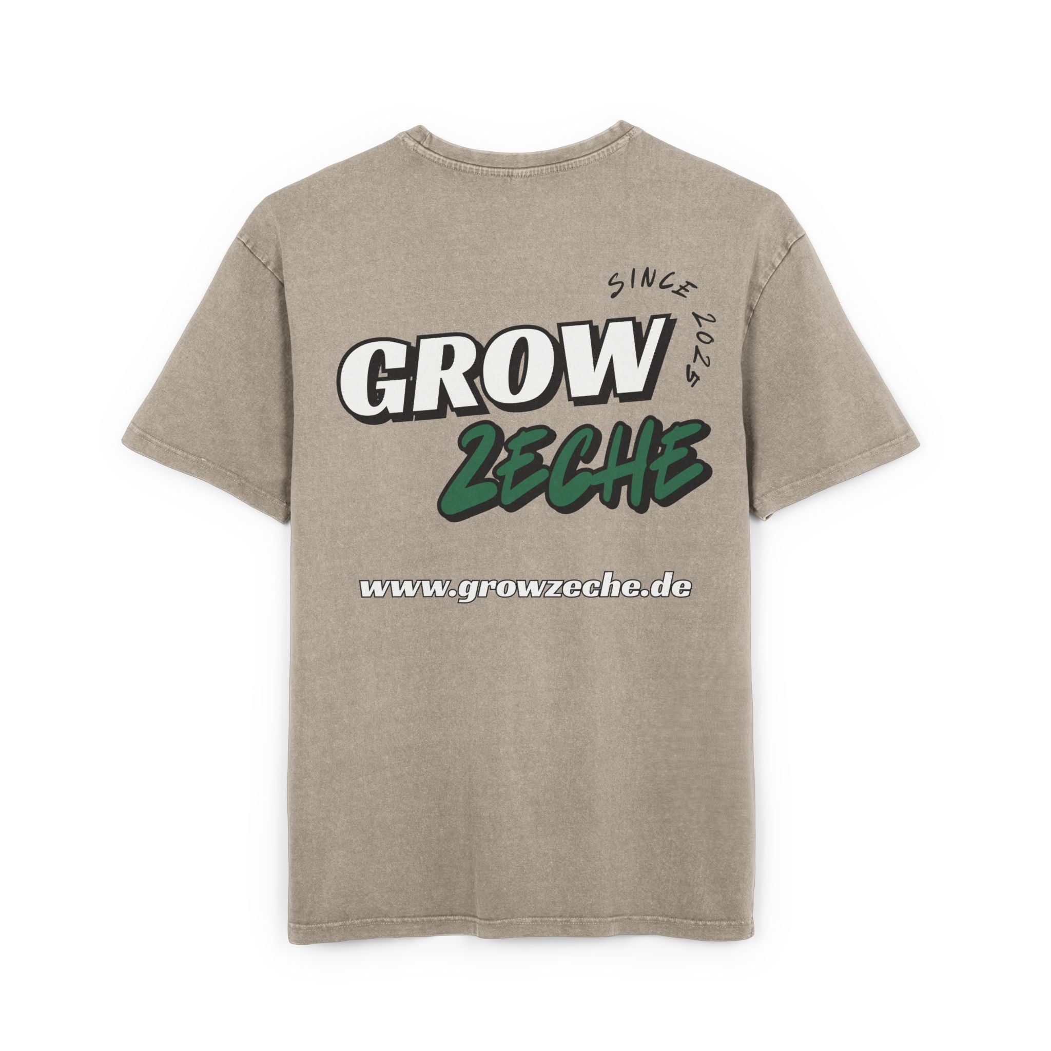 Grow Zeche Community Acid Wash Oversize T-Shirt – Dein Statement für Komfort und Style