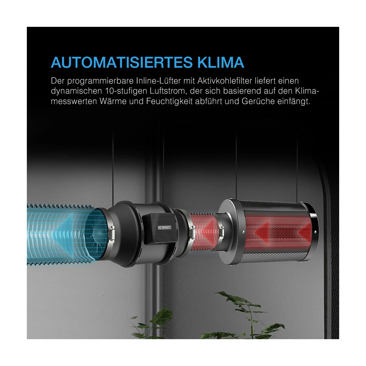 AC Infinity Advance Grow System 60x60 – Kompaktes Smart-Zelt für Indoor-Grow